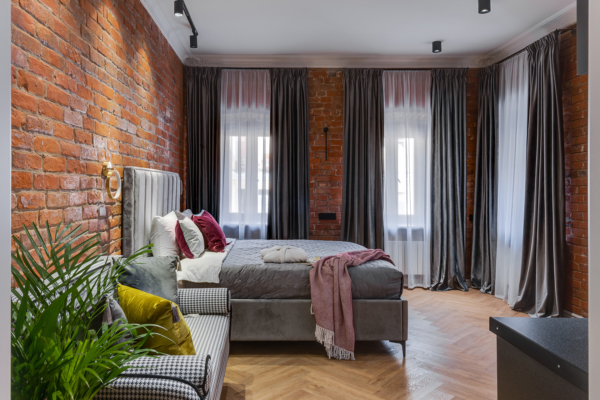 Двухкомнатные апартаменты 45 м²